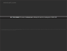 Tablet Screenshot of minicart.com